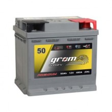 Akumulator GROM Premium 50Ah 480A EN DTR